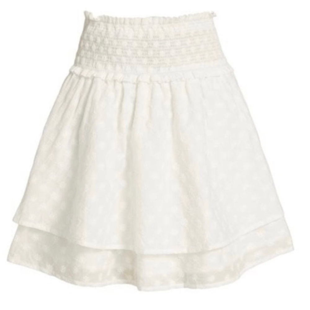 Rails Addison Skirt White Embroidered Daisies Size XL NWT - Picture 2 of 16